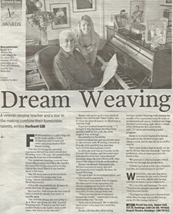 Dream Weaving - ACADEMY OF SINGING private singing lessons by